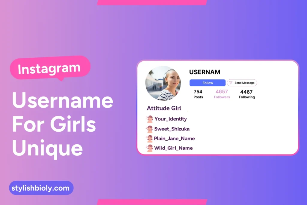Instagram username for girls is unique