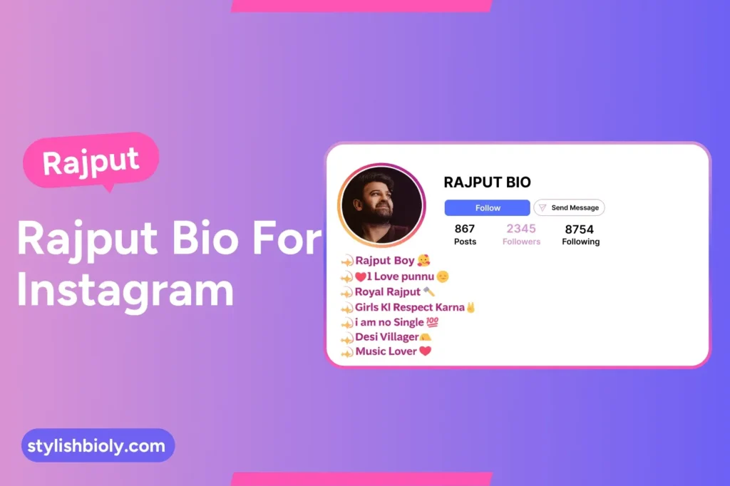 royal rajput bio for instagram