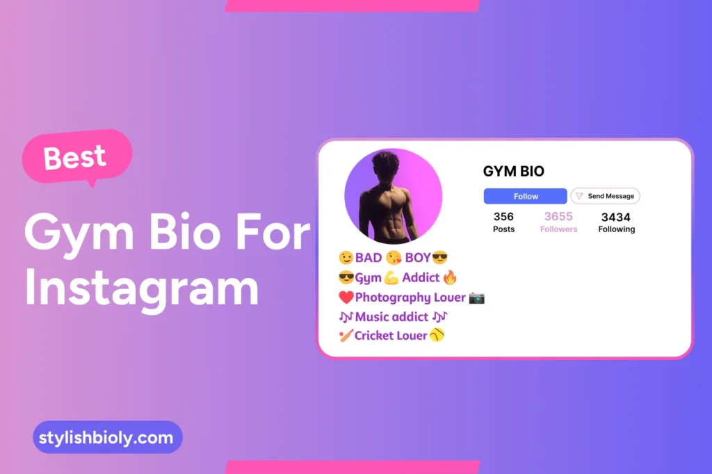 Best gym bio for Instagram