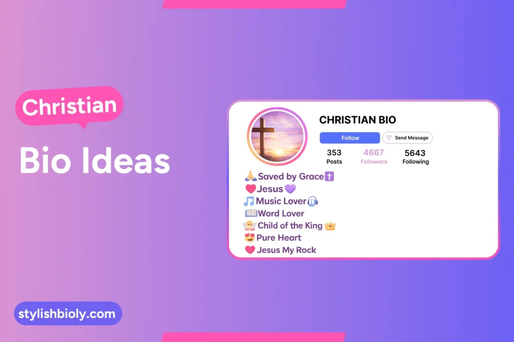 Christian Bio Ideas for Instagram