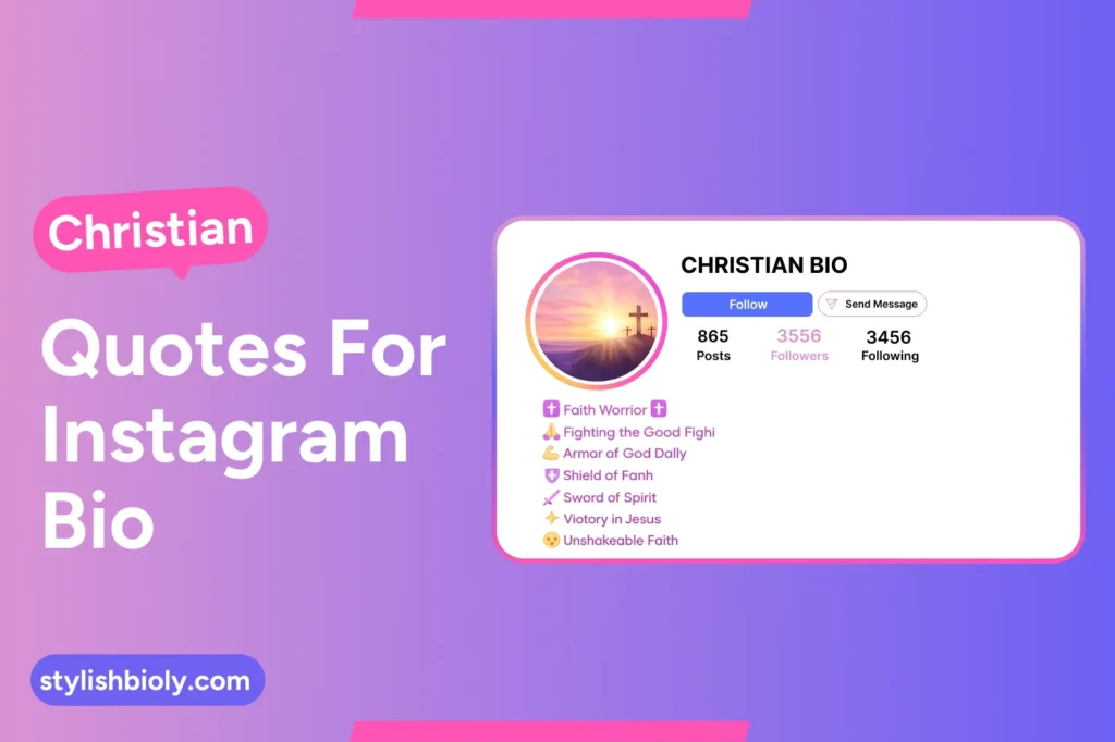 Christian Quotes for Instagram Bio