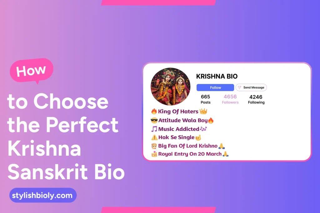 How to Choose the Perfect Krishna Sanskrit Bio