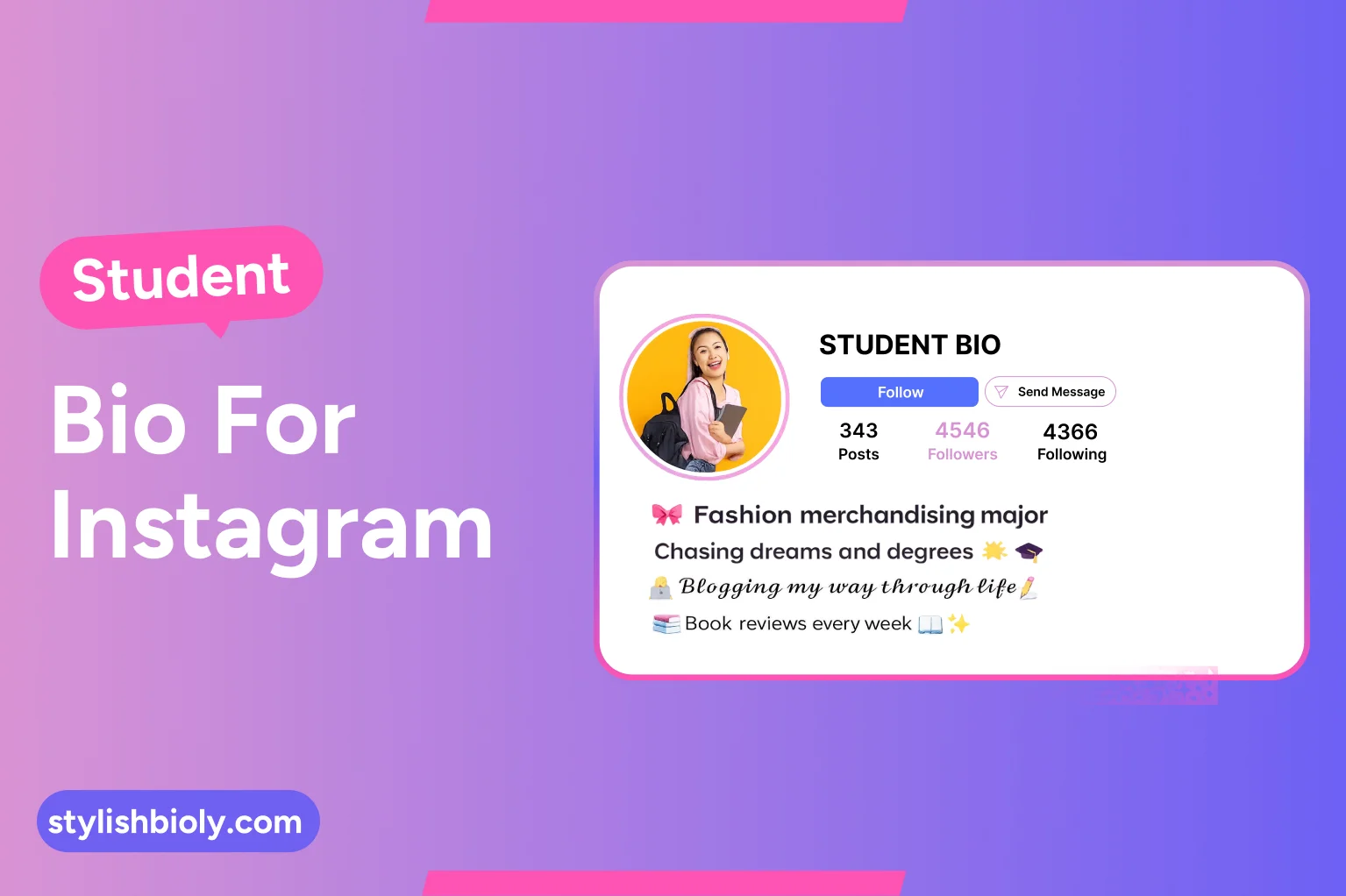 650+ New Student Bio For Instagram 2026