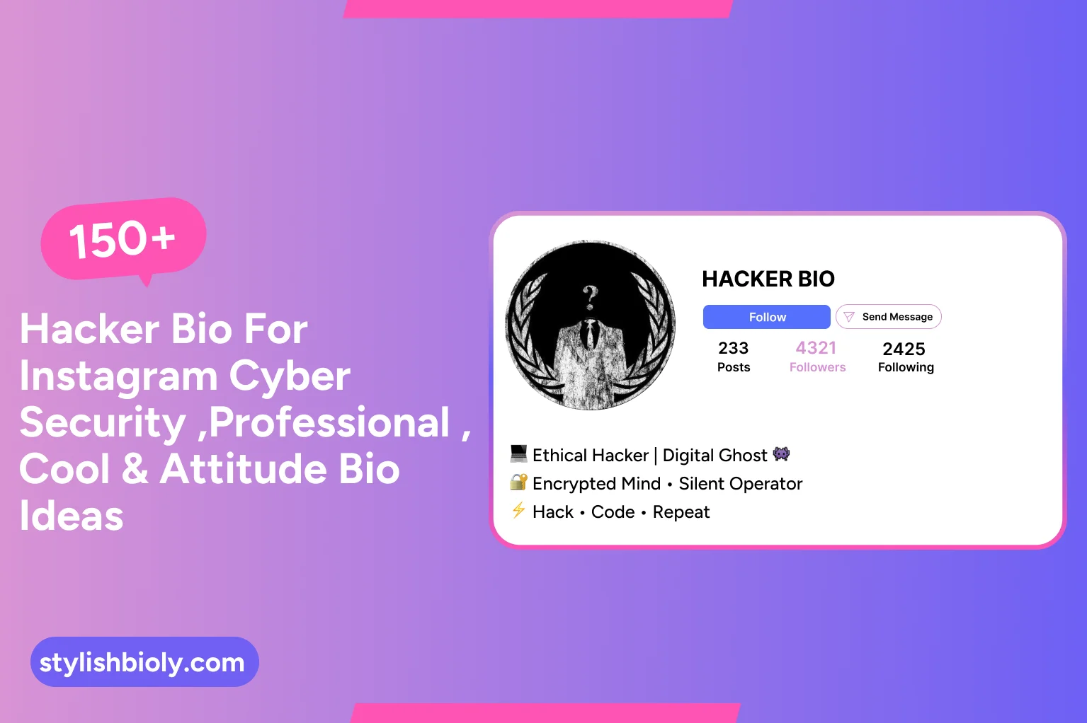 150+ Hacker Bio for Instagram