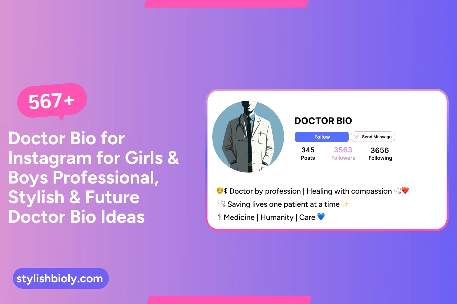 567+ Doctor Bio for Instagram for Girls & Boys